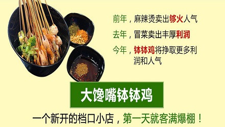 大馋嘴钵钵鸡加盟