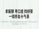 小气茶茶饮加盟如何？创意十足天然健康